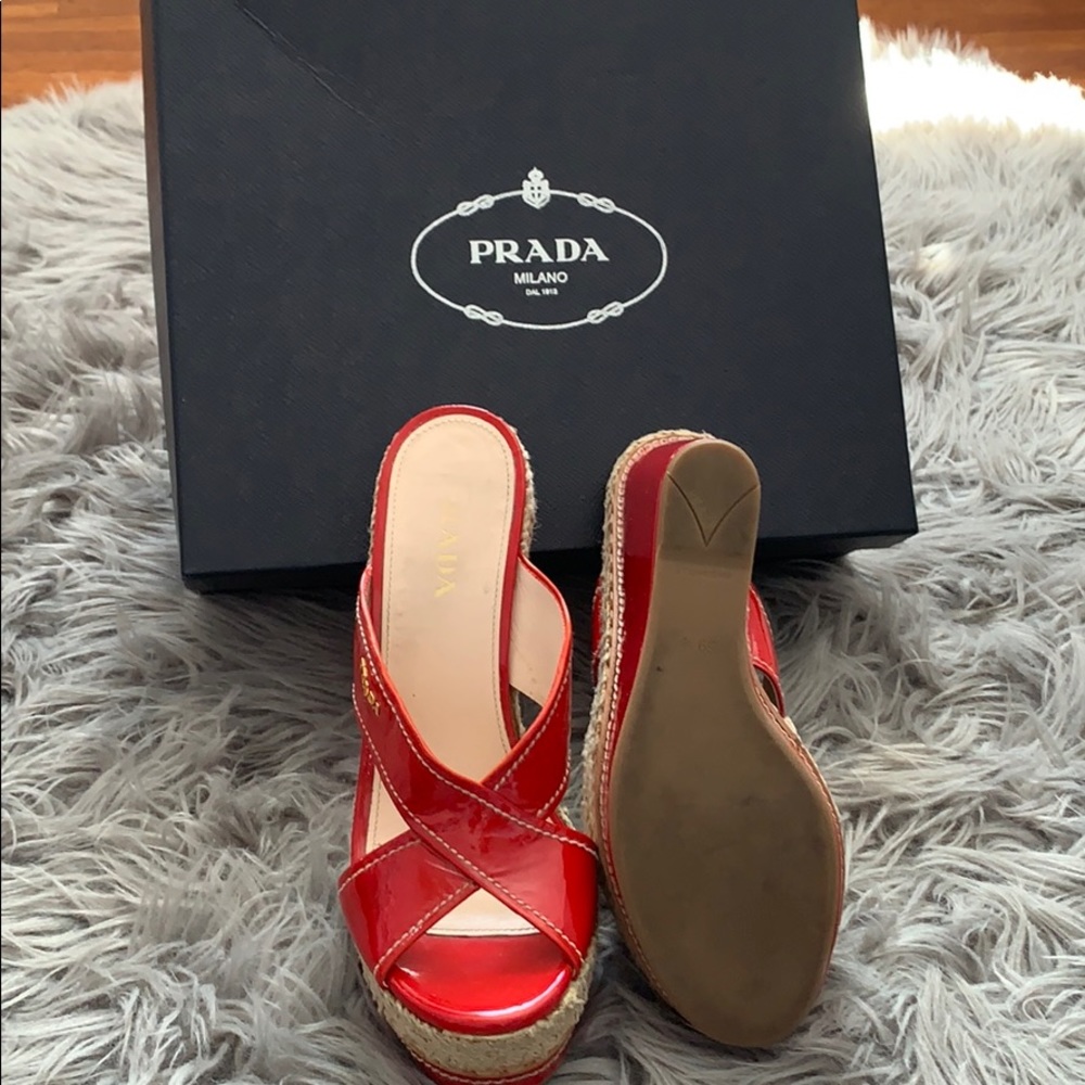 Prada Patent Wedge - Picture 2 of 6